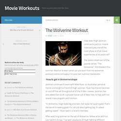 The Wolverine Workout