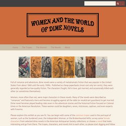 Women and the World of Dime Novels