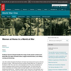 Women at Home in a World at War