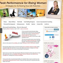 women’s goal setting : Goal-Setting-Motivation