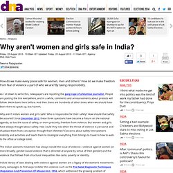 Why aren't women and girls safe in India? - Analysis