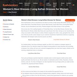 Long Kaftan Dresses for Women