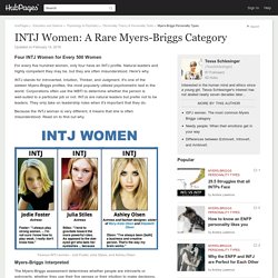 INTJ Women: A Rare Myers-Briggs Category