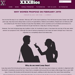 Why Women Propose On February 29th