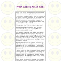 What Women Really Want - Best Humor from the Net from Humorama!