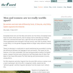 Men and women: are we really worlds apart? - Features