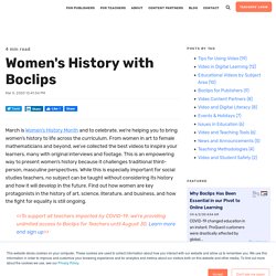 Women's History with Boclips