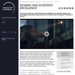 L'Oréal-UNESCO " for Women in Science"