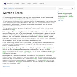 1815-1870 Women's Shoes