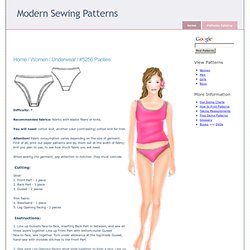 Underwear :. #5256 Panties