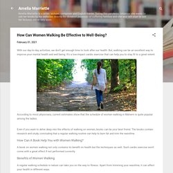 How Can Women Walking Be Effective to Well-Being?