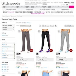 Shop Womens Track Pants at Littlewoods.com