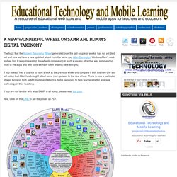 A New Wonderful Wheel on SAMR and Bloom's Digital Taxonomy