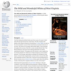 The Wild and Wonderful Whites of West Virginia - Wikipedia