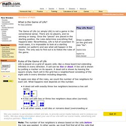 Wonders of Math - The Game of Life