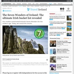 Seven Wonders of Ireland: The ultimate Irish bucket list revealed