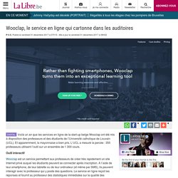 Wooclap, le service en ligne qui cartonne dans les auditoires