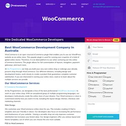 WooCommerce Development Company Australia - Hire WooCommerce Developers