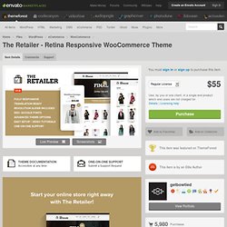 The Retailer - Retina Responsive WooCommerce Theme