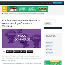 60+ Best Free WooCommerce Themes 2016 updated