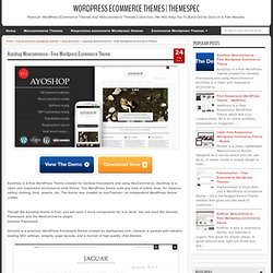 Ayoshop Woocommerce - Free Wordpress Ecommerce Theme - Wordpress Ecommerce Themes