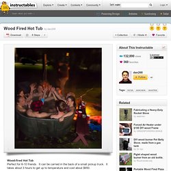 Wood Fired Hot Tub