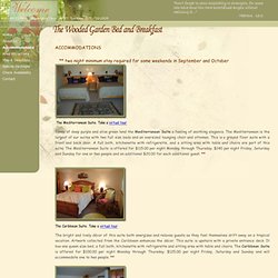 Wooded Garden Bed and Breakfast - Accomodations