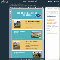Childrens Climbing Frames