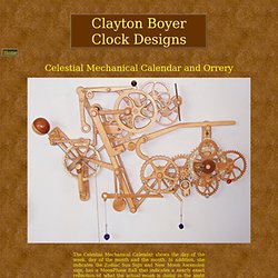 Wooden Gear Clock Plans from Hawaii by Clayton Boyer