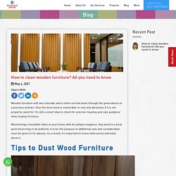 How to clean wooden furniture? All you need to know - Painting Drive