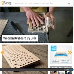 Wooden Keyboard by Orée