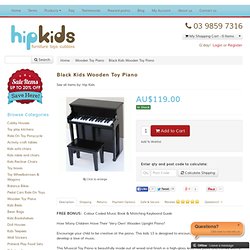 Kids wooden Toy Piano