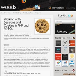 Working with Sessions and Cookies in PHP and MYSQL