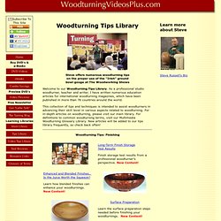Woodturning Tips by Steven D. Russell
