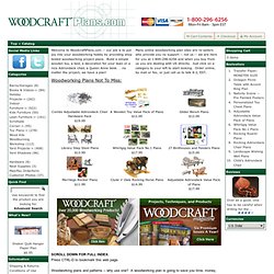 Woodworking Plans and Patterns by WoodcraftPlans.com