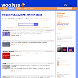 Chipmusic > Plugins (VST, AU, RTAS) for 8-bit sound