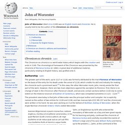 John of Worcester