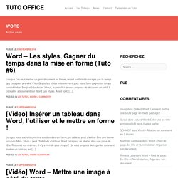 Word - Tuto Office