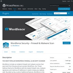 Wordfence Security — WordPress Plugins