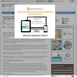 Top 50 WordPress Plugins for 2011 to Zoom SEO, SMO &amp; Audience Engagement