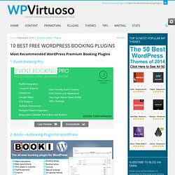 10 Best Free Wordpress Booking Plugins