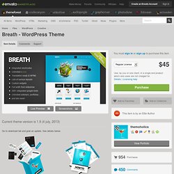 Breath - WordPress Theme