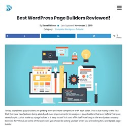 Best Wordpress Page Builders Reviewed!