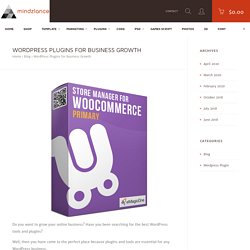 WordPress Plugins for Business Growth - Mindzlance