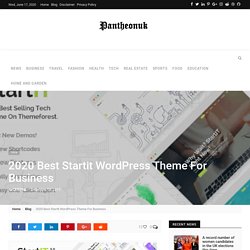 Best Startup Theme For WordPress