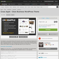 Cross Apple - Clean Business WordPress Theme