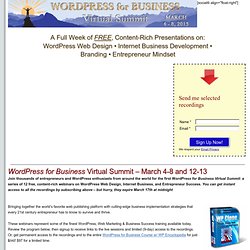Free WordPress Webinar Lineup