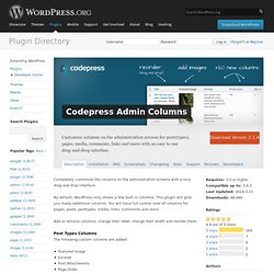 Codepress Admin Columns