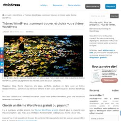 Thèmes WordPress : comment trouver et choisir votre thème WordPress