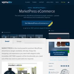 WordPress MarketPress Plugin